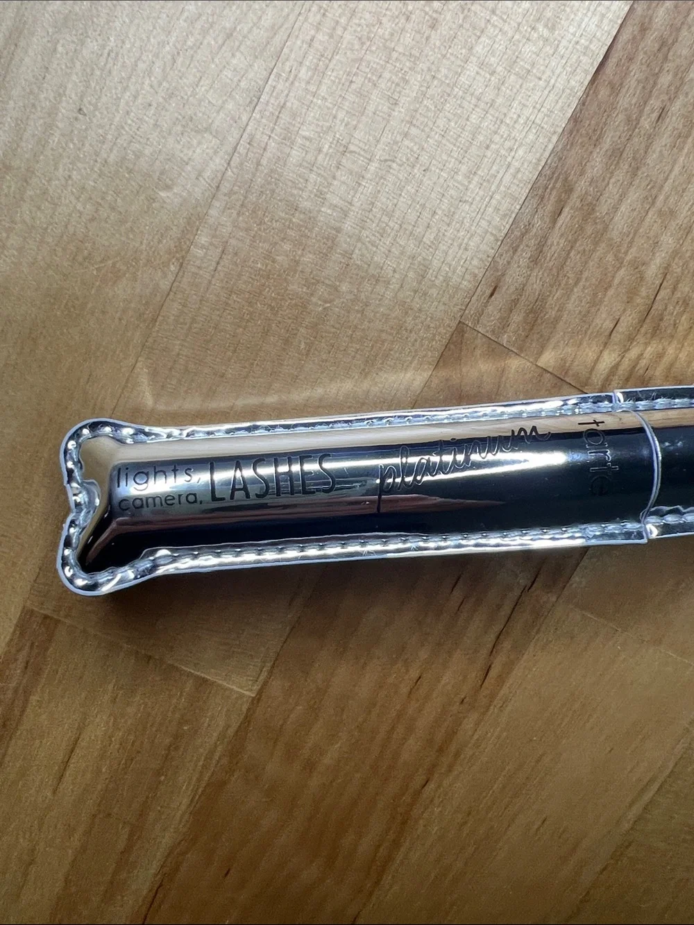 tarte Lights, Camera, Lashes Platinum Mascara — metallic purple packaging